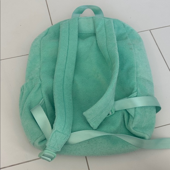 Stoney Clover Lane x Target Teal Terrycloth Backpack - Picture 5 of 6